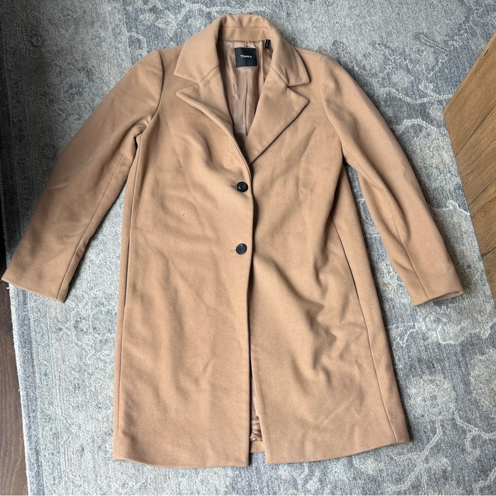 Theory Tan Trench Coat